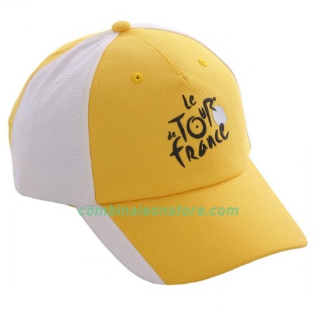 Tour de France Jaune Casquette de vélo